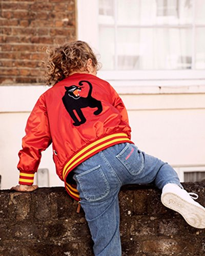 Panther baseball jacket - Red