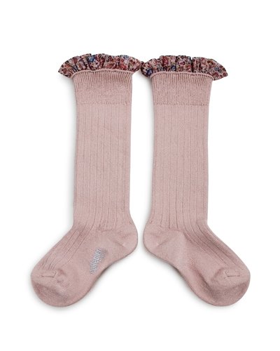 Elisabeth Liberty® Ruffle Knee-High Socks 331_PINK
