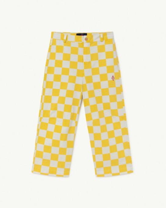 CAMEL KIDS TROUSERS White Squares