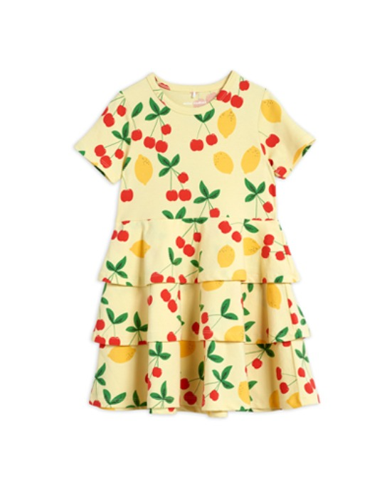 Cherry lemonade aop ss dress-Yellow_2125012023