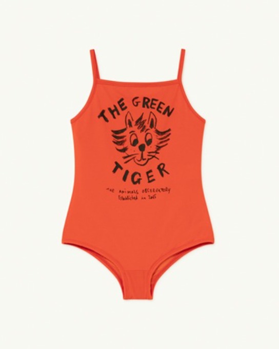 OCTOPUS KIDS SWIMSUIT Red Tiger