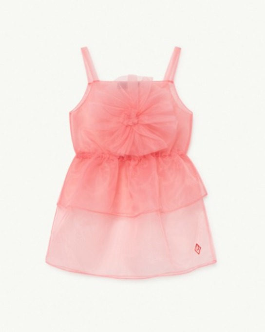 DRAGONFLY KIDS DRESS Soft Pink Logo