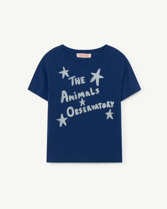 ROOSTER KIDS+ T-SHIRT_Blue_White The Animals Stars_F21174_276_HN