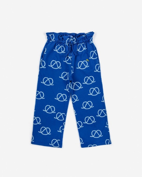 Sail Rope all over gathered jogging pants_123AC086