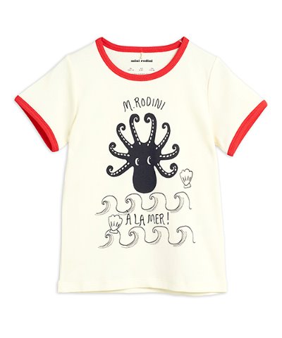 Octopus ss tee - Red(80/86,104/110)