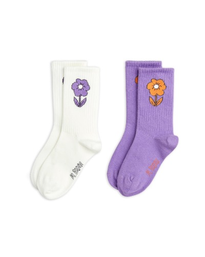 Spaceflower socks 2-pack_2216011400