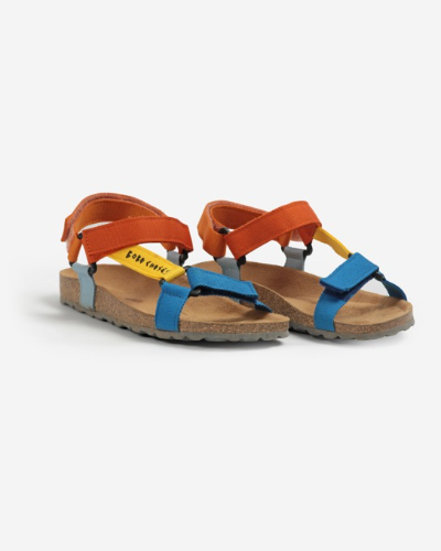 Color Block straps sandals_122AI032