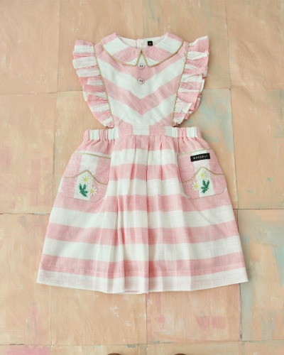 Reina dress_Pink Stripe_S22ADPS
