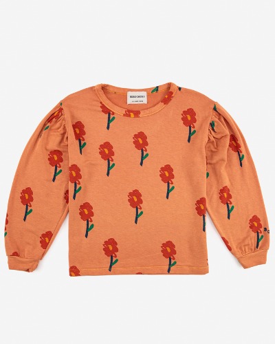 Flowers all over long sleeve T-shirt_222AC027