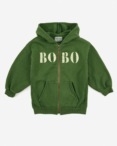 Bobo White hooded sweatshirt_222AC049