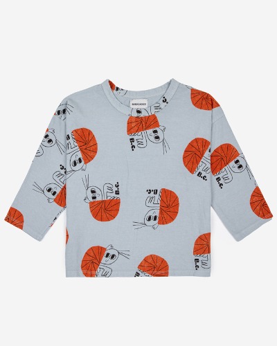 Hermit Crab all over long sleeve T-shirt_123AC026