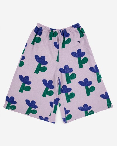 Sea Flower all over culotte pants_123AC084