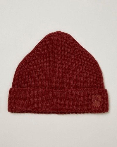 Russet Knit Beanie_AW23MS128_Russet