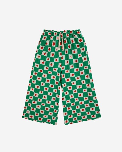 Tomato all over culotte pants_124AC107