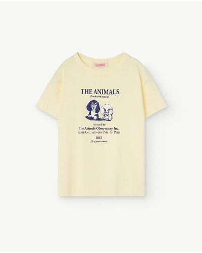 ROOSTER KIDS T-SHIRT_Soft Yellow_S24020-081_BY