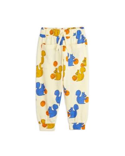 Squirrels aop trousers_Yellow_2423014823