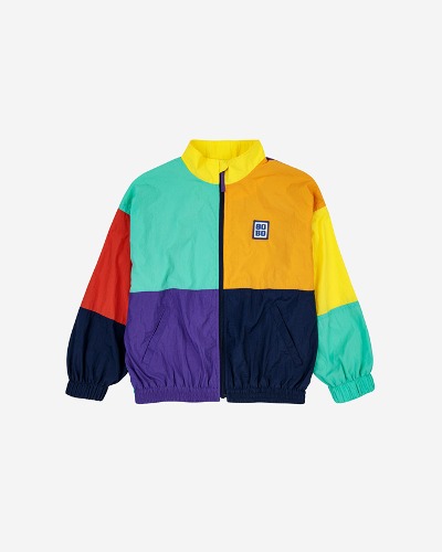 Colorblock windbreaker jacket _124BC015