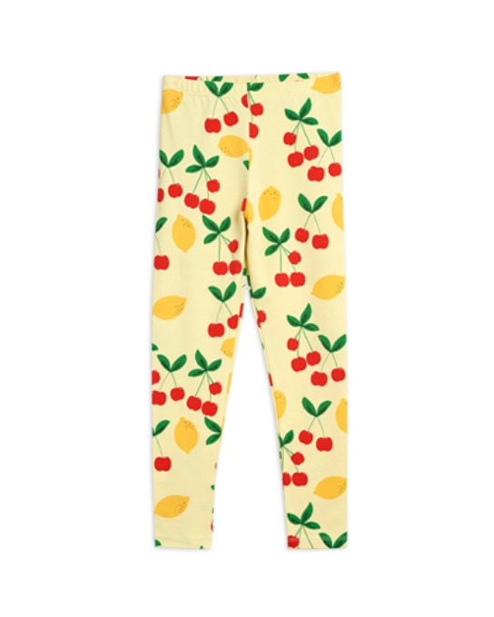Cherry lemonade aop leggings-Yellow_2123013823