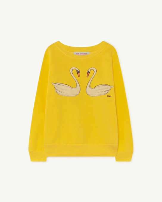 BEAR KIDS+ SWEATSHIRT Yellow Swans_F21006-232_EU