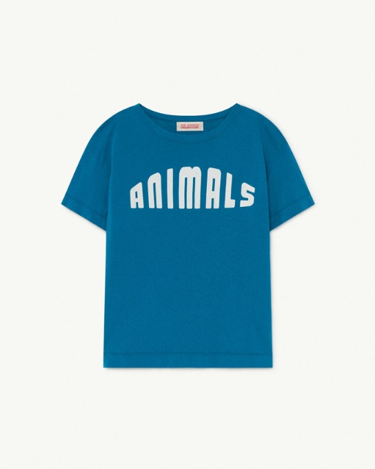 ROOSTER KIDS+ T-SHIRT Blue Animals_F21001-236_FH
