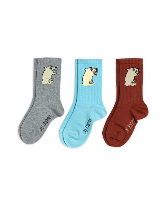 Polar bear socks 3-pack Multi_2176011000