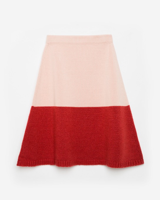 Pink bouclé skirt_WHK_FW21_301