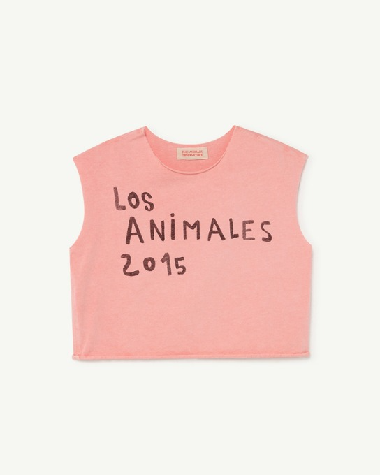 PRAWN KIDS T-SHIRT_Pink Los Animales_S22012_249_BS