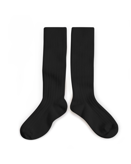 La Haute Ribbed Knee-High Socks_2950_171