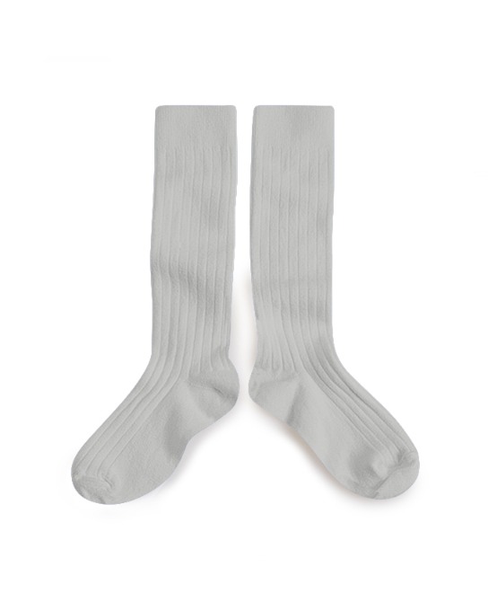 La Haute Ribbed Knee-High Socks_2950_238