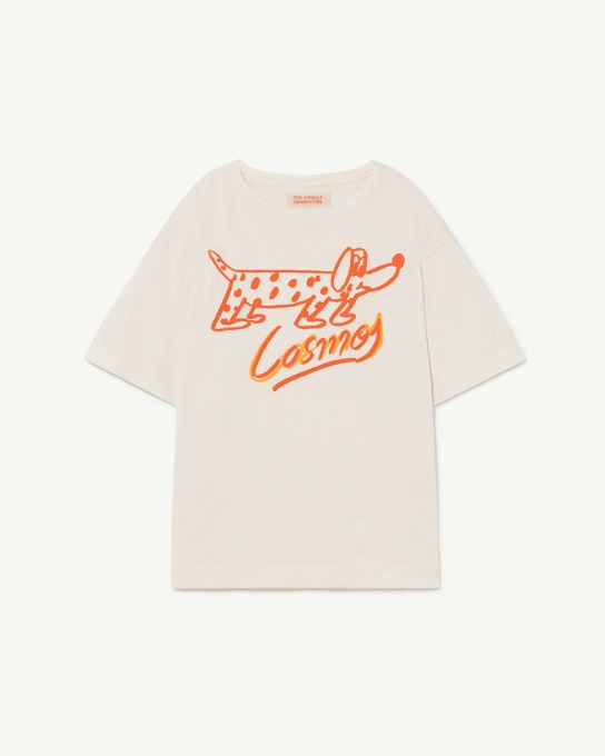 ROOSTER OVERSIZE KIDS+ T-SHIRT White_Dog_F22002-108_ED