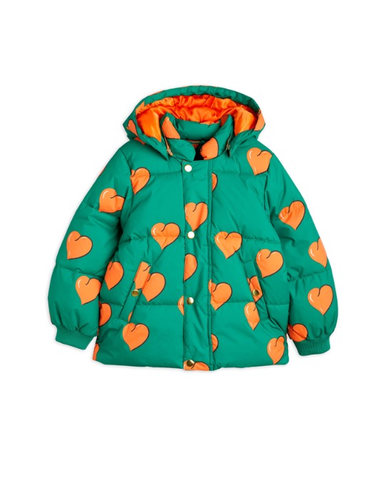Hearts puffer jacket_Green_2271011375