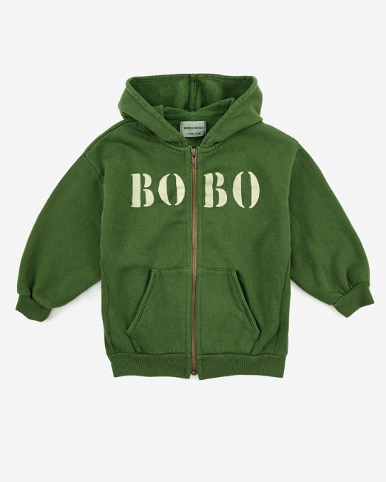 Bobo White hooded sweatshirt_222AC049