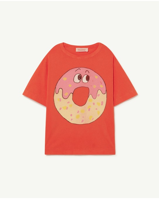 ROOSTER OVERSIZE KIDS+ T-SHIRT Red _S23002-251_BR