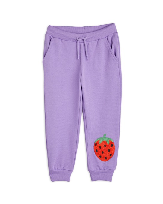Strawberries emb sweatpants_Purple_2323015645