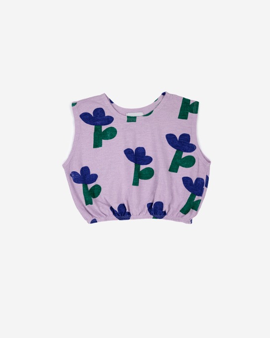 Sea Flower all over tank top_123AC021