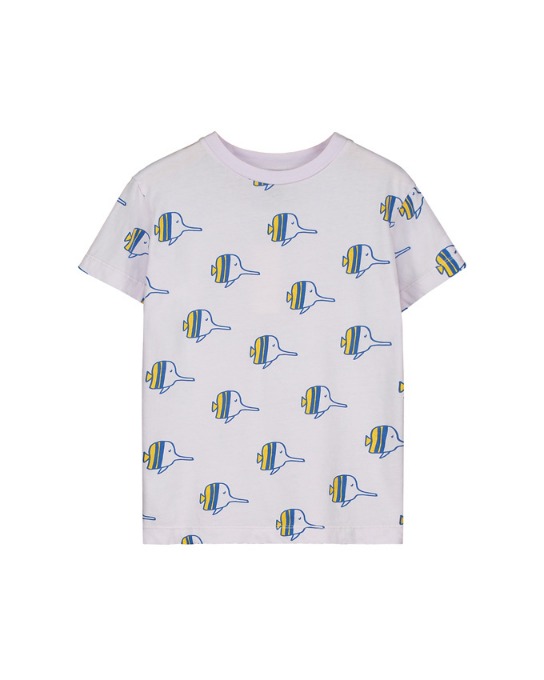 T-shirt all over fishes_Mallow_SS23-TS01-MLL