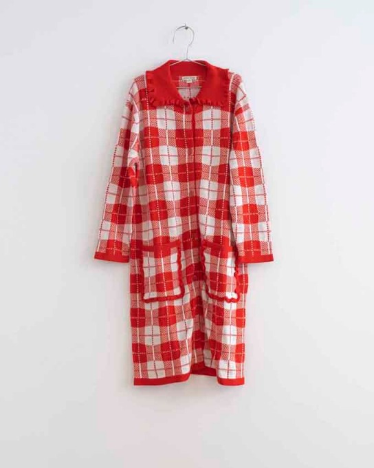 RED CHECKS COAT_RED_FKW23-013