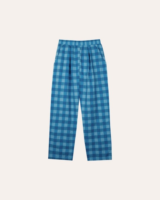 BLUE CHECKED TROUSERS_TC31-50