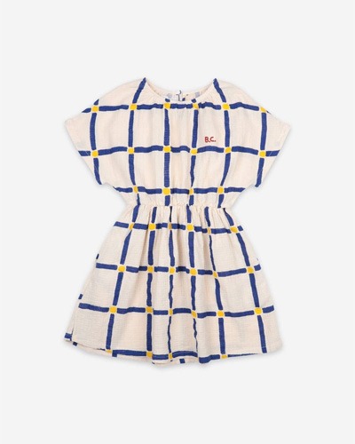 Cube All Over Woven Dress _121AC106