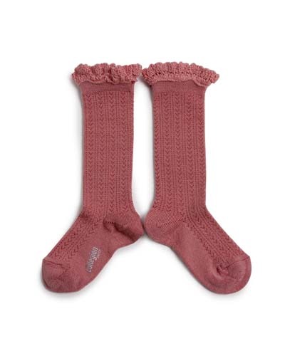 Adeline Pointelle Merino Wool Knee-High Socks_5555_787