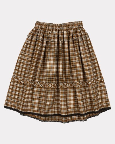 WAGTAIL SKIRT A20YC YELLOW CHECK