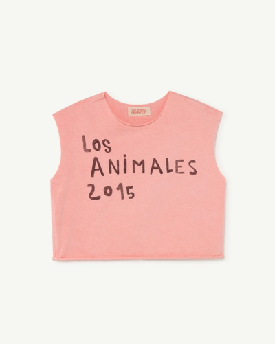 PRAWN KIDS T-SHIRT_Pink Los Animales_S22012_249_BS