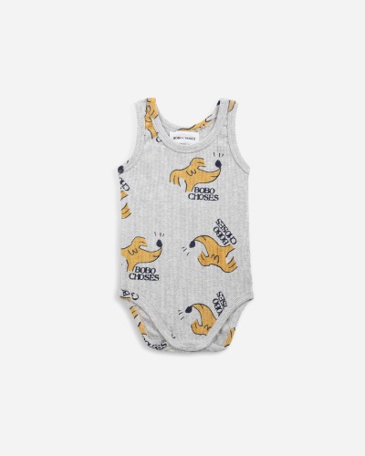 Sniffy Dog all over sleeveless body_122AB023