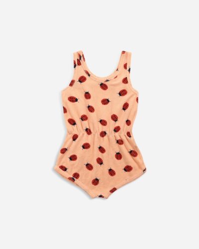 Ladybug all over terry playsuit_122AC112