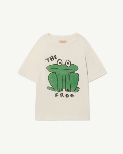 ROOSTER OVERSIZE KIDS+ T-SHIRT White_Frog_F22002-108_EE