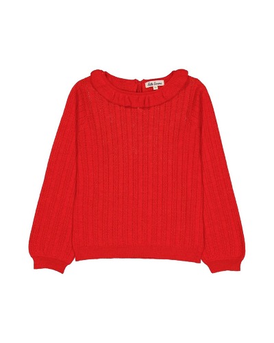 Cassidy knit sweater_AW22-CASSRED