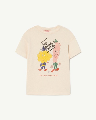 ROOSTER KIDS+ T-SHIRT Raw White NY_F22136-036_FO