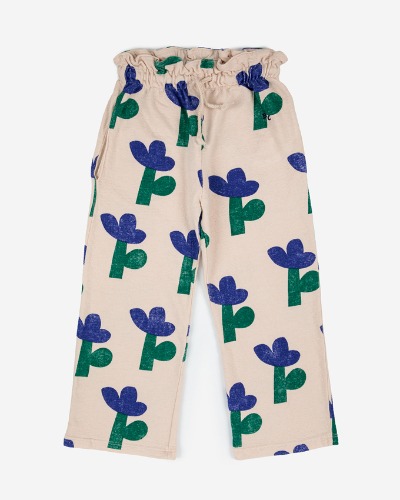 Sea Flower all over gathered jogging pants_123AC085
