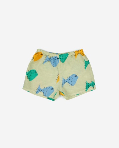 Multicolor Fish all over woven shorts_123AB074