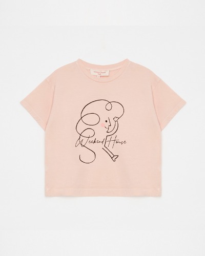 Weekend kid t-shirt_Soft pink_WHK_23SS_728